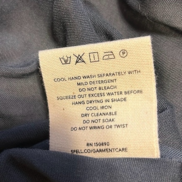 EUC Spell Juniper Maxi Skirt in Charcoal size small - Picture 11 of 11